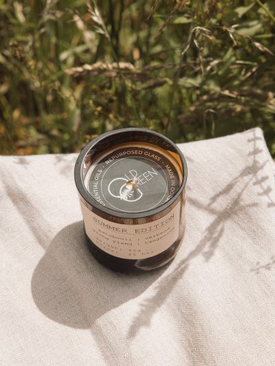 Small Natural Summer Candle