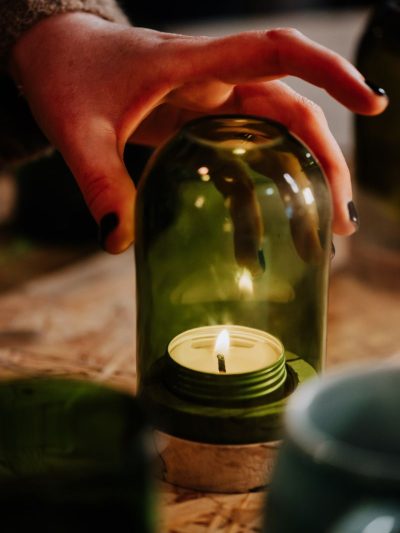 Solid Wood Green Dome