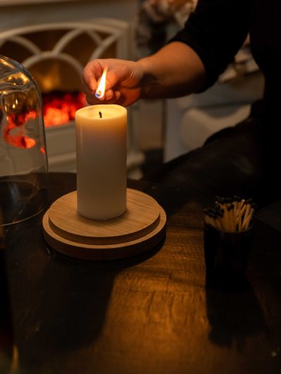 Unscented Large Pillar Candle